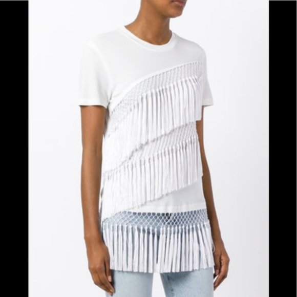 Opening Ceremony Fringe Shirt/Dress - Picture 1 of 6